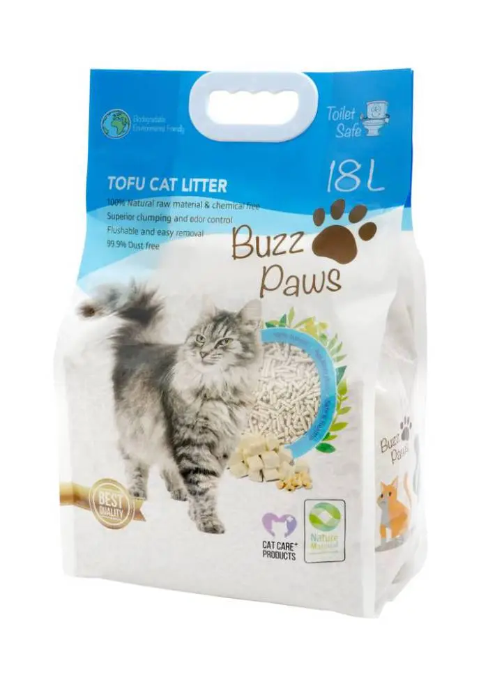 BUZZ PAWS 天然原味豆腐砂 18L